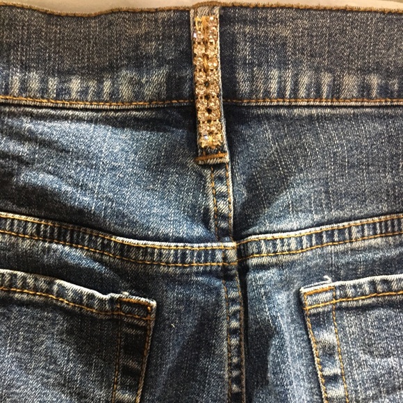 Denim Taylor Blue Jeans with  Embellishments - Picture 3 of 5